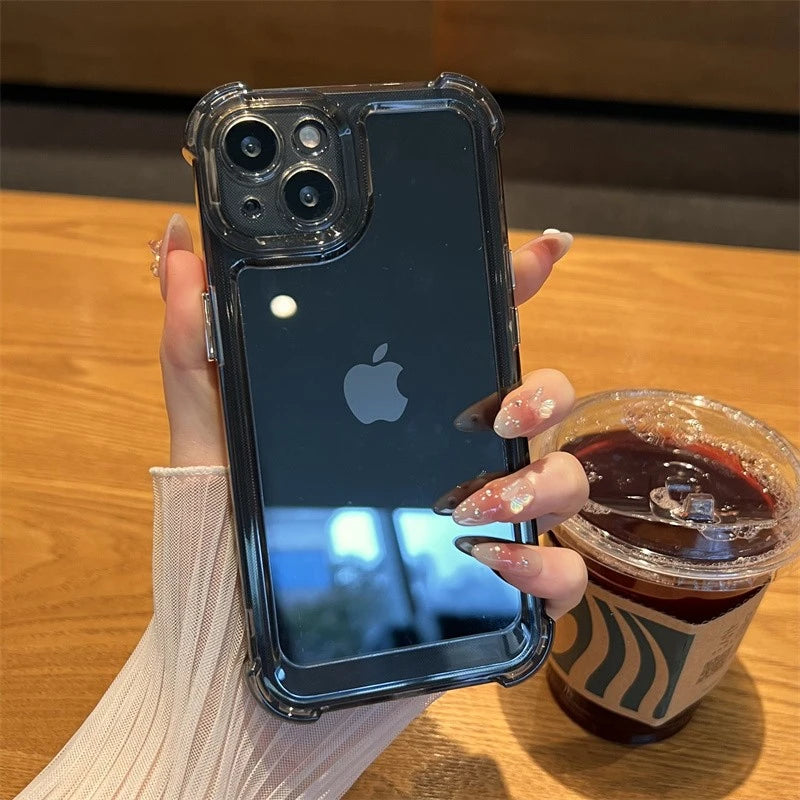Clear Shockproof iPhone Case