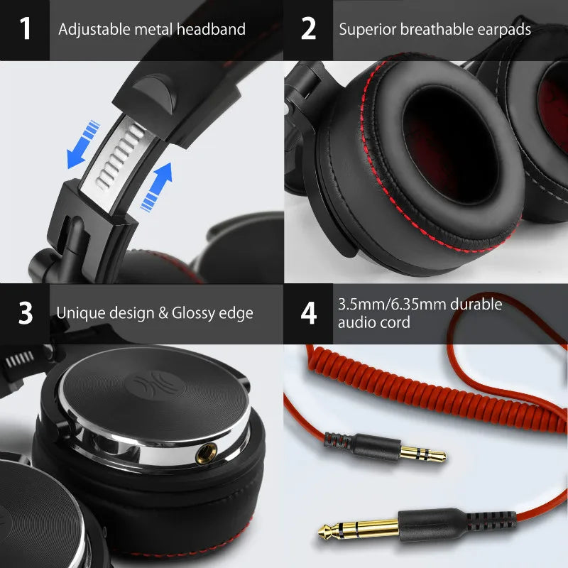 OneOdio Studio Pro 50 DJ Phone PC Headset with Mic