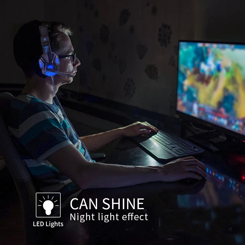 RGB Wired Gaming Headset with Microphone