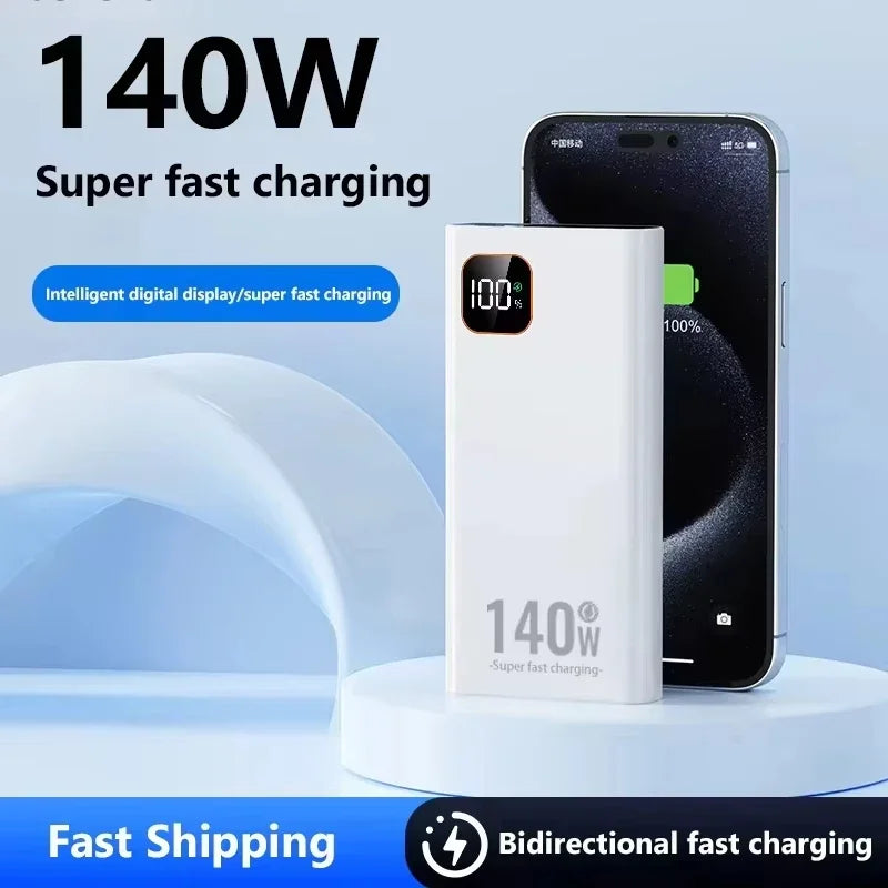 100,000mAh 140W Ultra Fast Power Bank