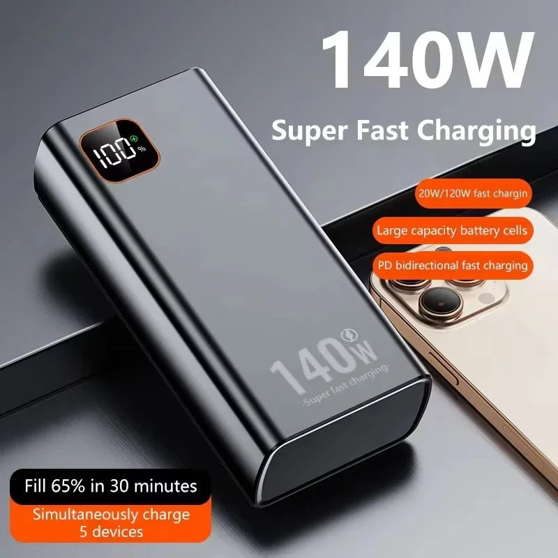 100,000mAh 140W Ultra Fast Power Bank