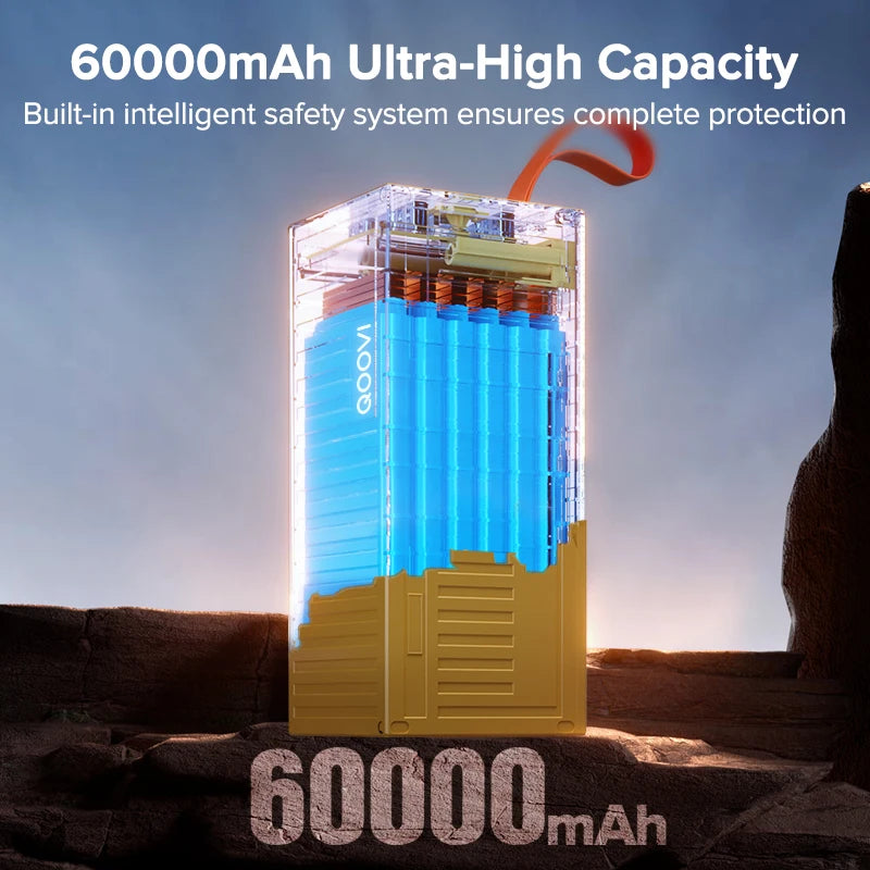 QOOVI 60000mAh 22.5W Power Bank