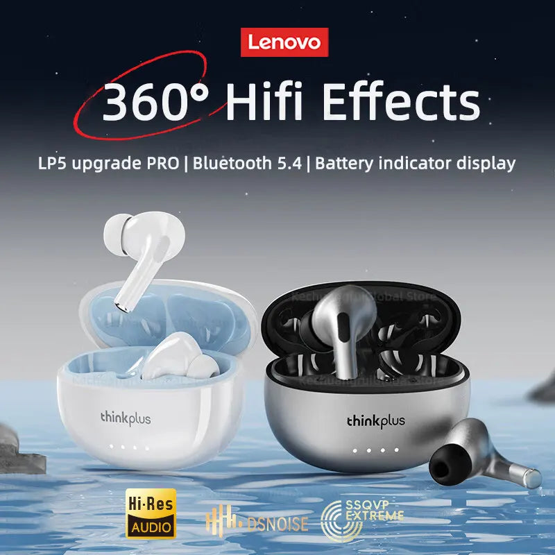 Lenovo LP5 Pro Wireless Gaming Earbuds