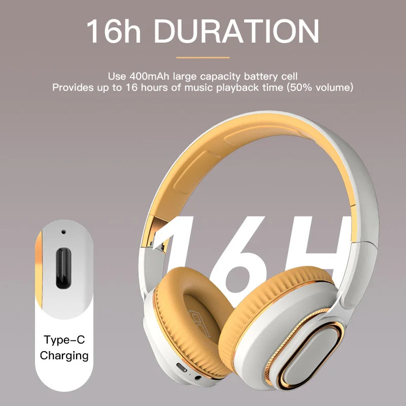 HiFi Bluetooth Wireless Headphones with USB Adapter