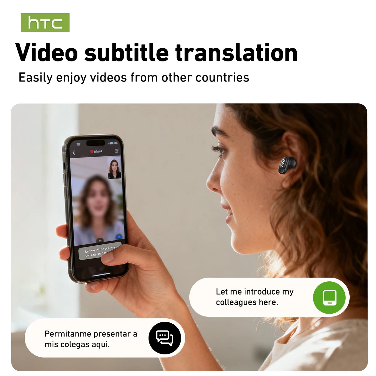 HTC NE79 AI Translation Earbuds