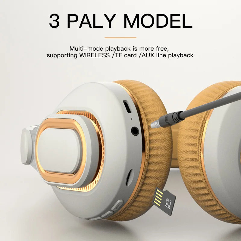 HiFi Bluetooth Wireless Headphones with USB Adapter