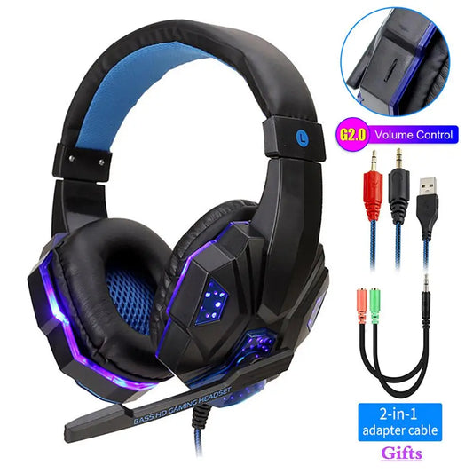 RGB Wired Gaming Headset with Microphone