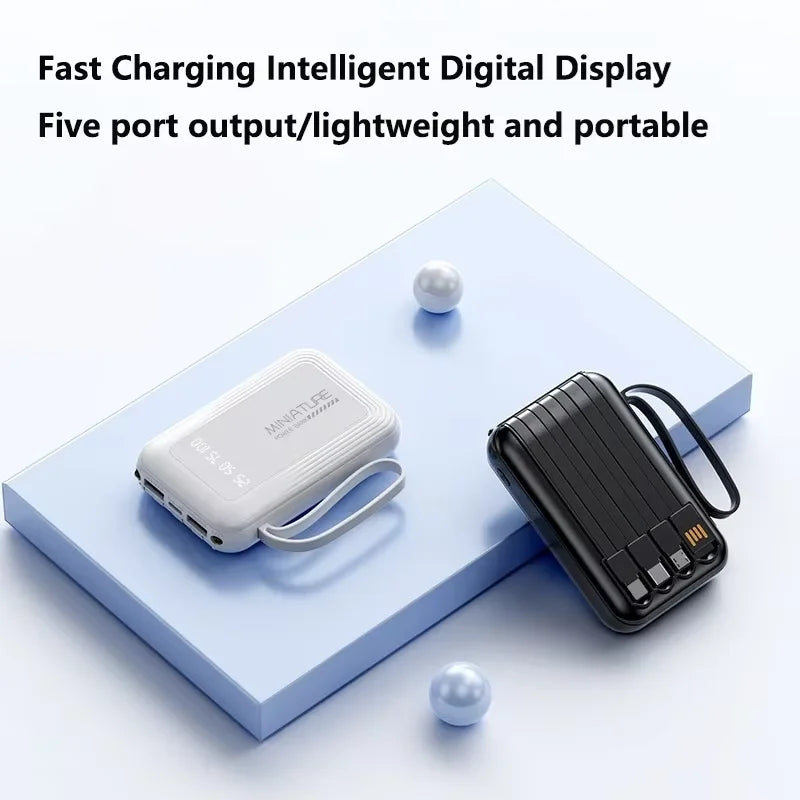 Mini 50,000mAh 4-in-1 Fast Charge Power Bank