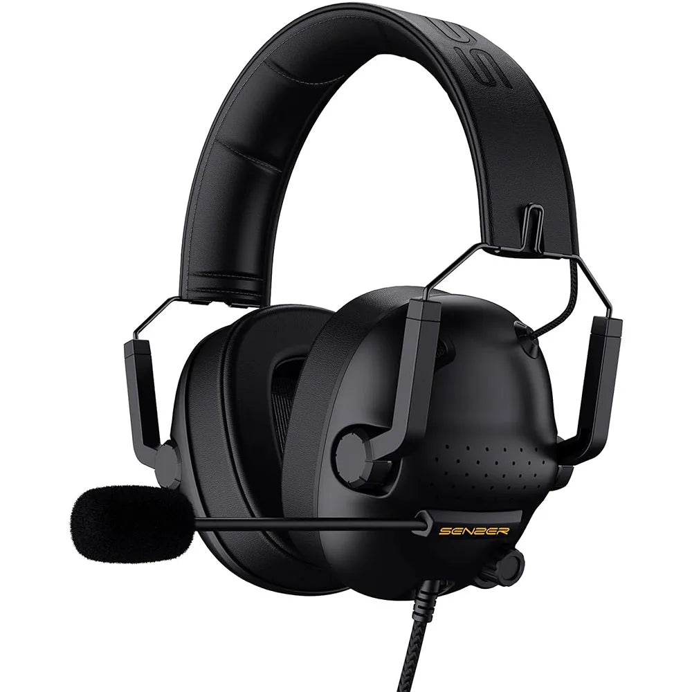 Wired Gaming Headset with Noise-Canceling Mic