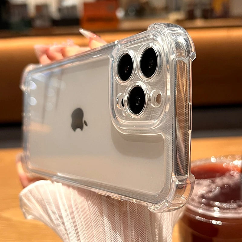 Clear Shockproof iPhone Case