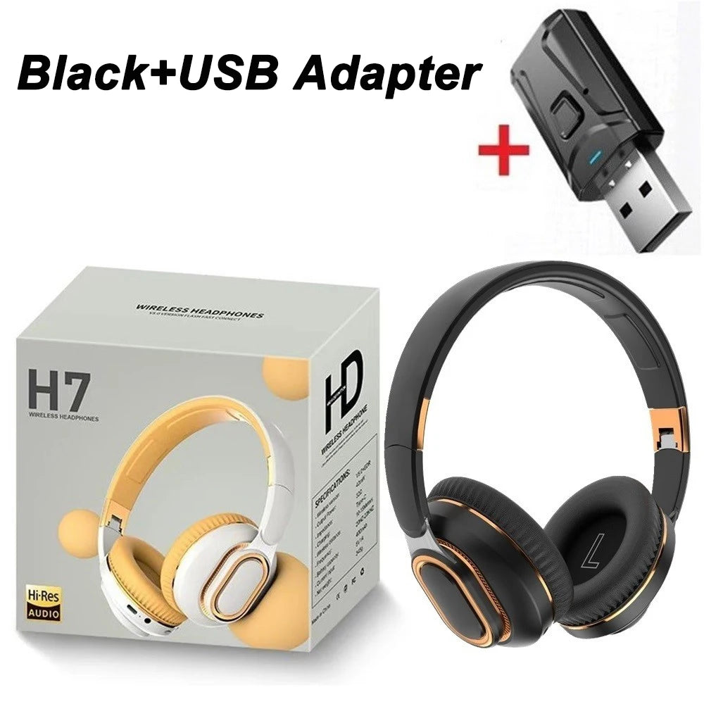 HiFi Bluetooth Wireless Headphones with USB Adapter