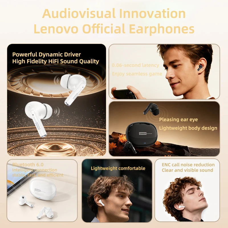Lenovo LE257 Wireless Bluetooth Earbuds