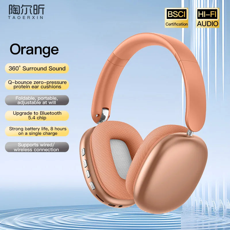 Bluetooth 5.3 Over-Ear Active Noise Cancelling Headphones