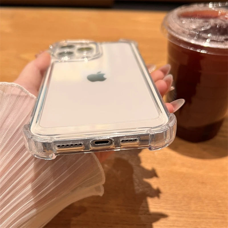 Clear Shockproof iPhone Case