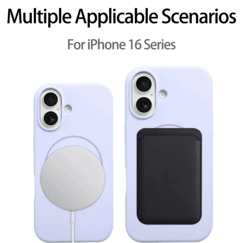 Premium Liquid Silicone MagSafe iPhone Case