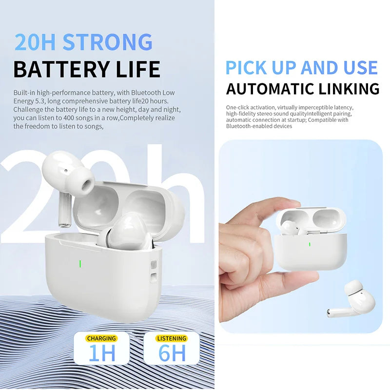 KEVX Air Pro Wireless Earbuds – Bluetooth 5.3 Noise Cancelling