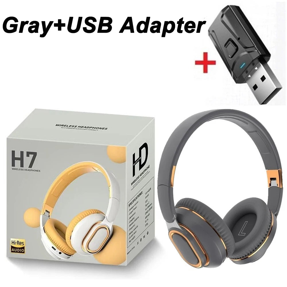 HiFi Bluetooth Wireless Headphones with USB Adapter