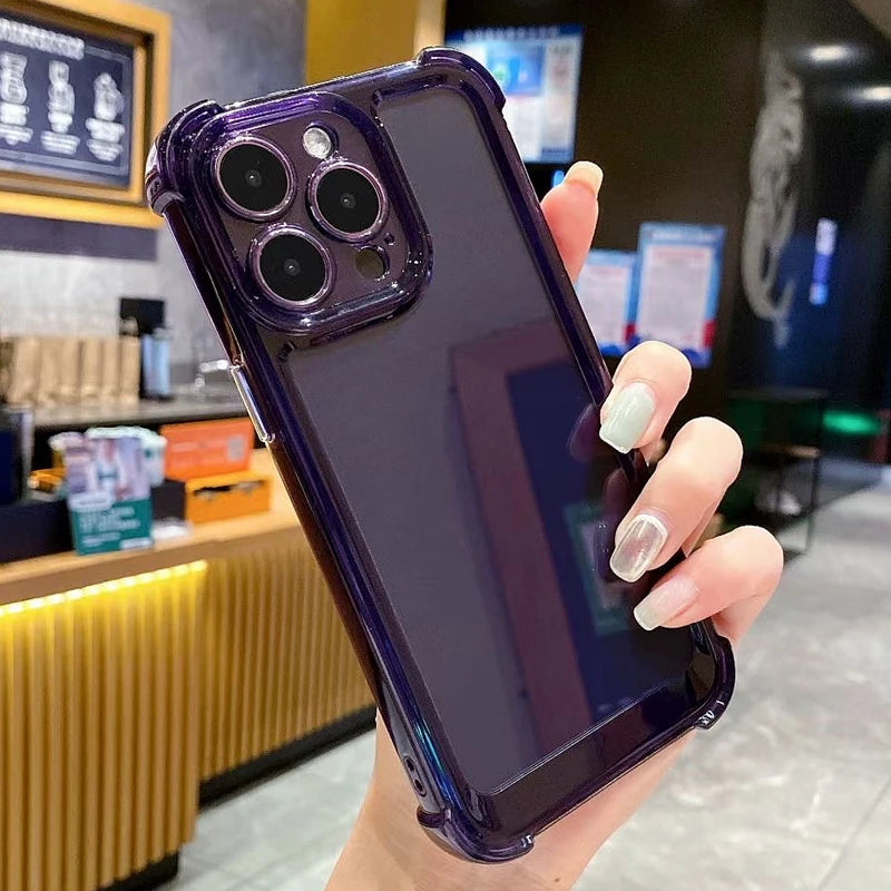 Clear Shockproof iPhone Case