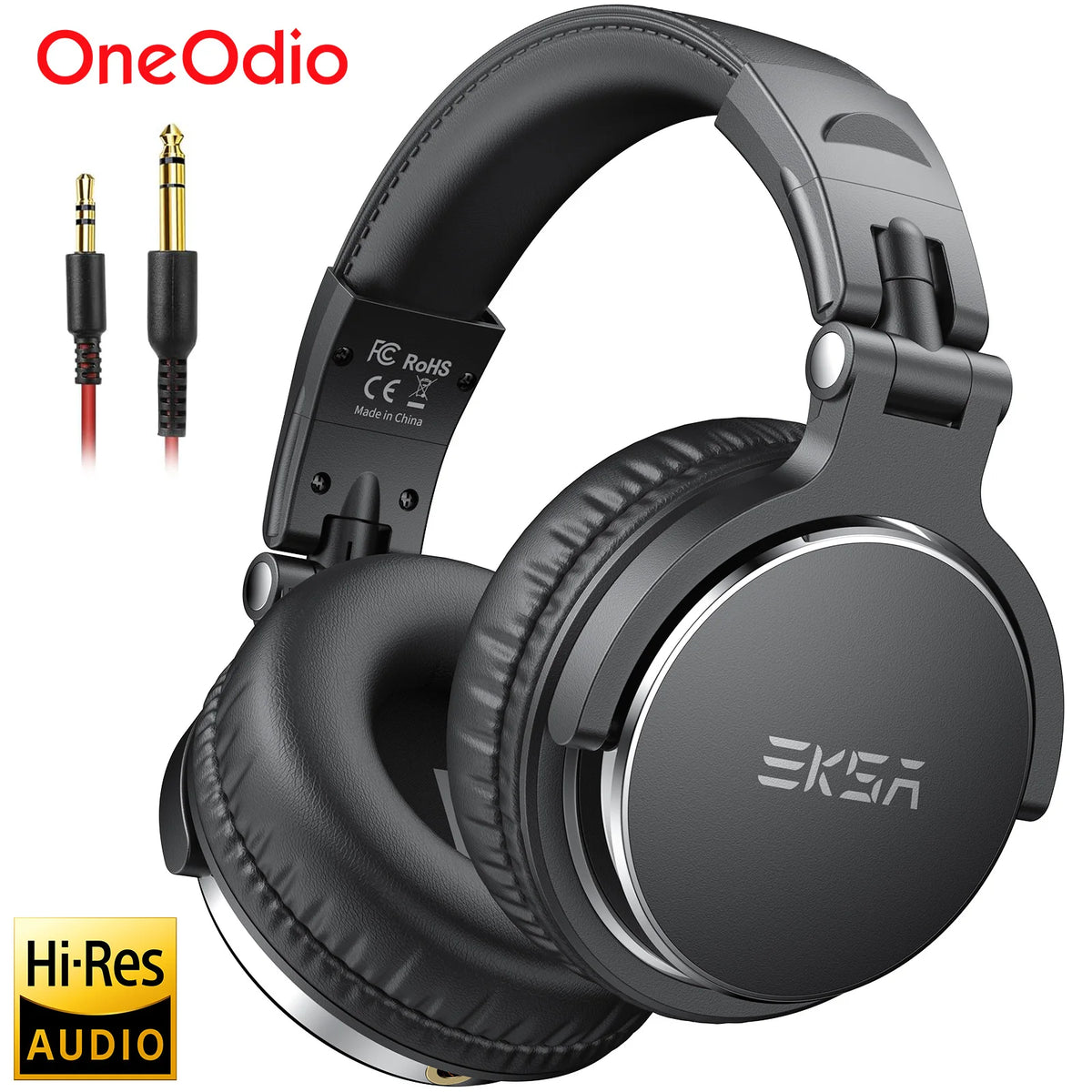 EKSA Hi-Res Studio DJ Headphones with Mic