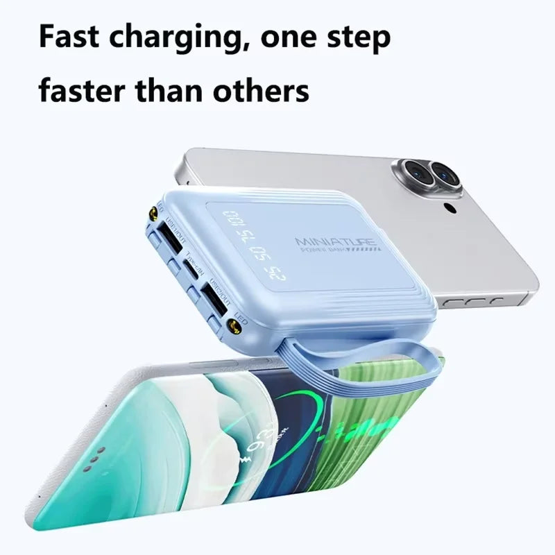 Mini 50,000mAh 4-in-1 Fast Charge Power Bank