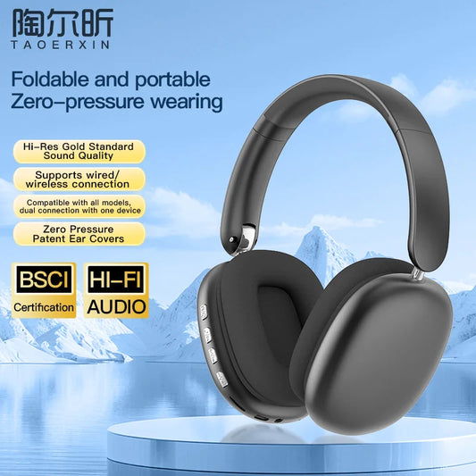 Bluetooth 5.3 Over-Ear Active Noise Cancelling Headphones