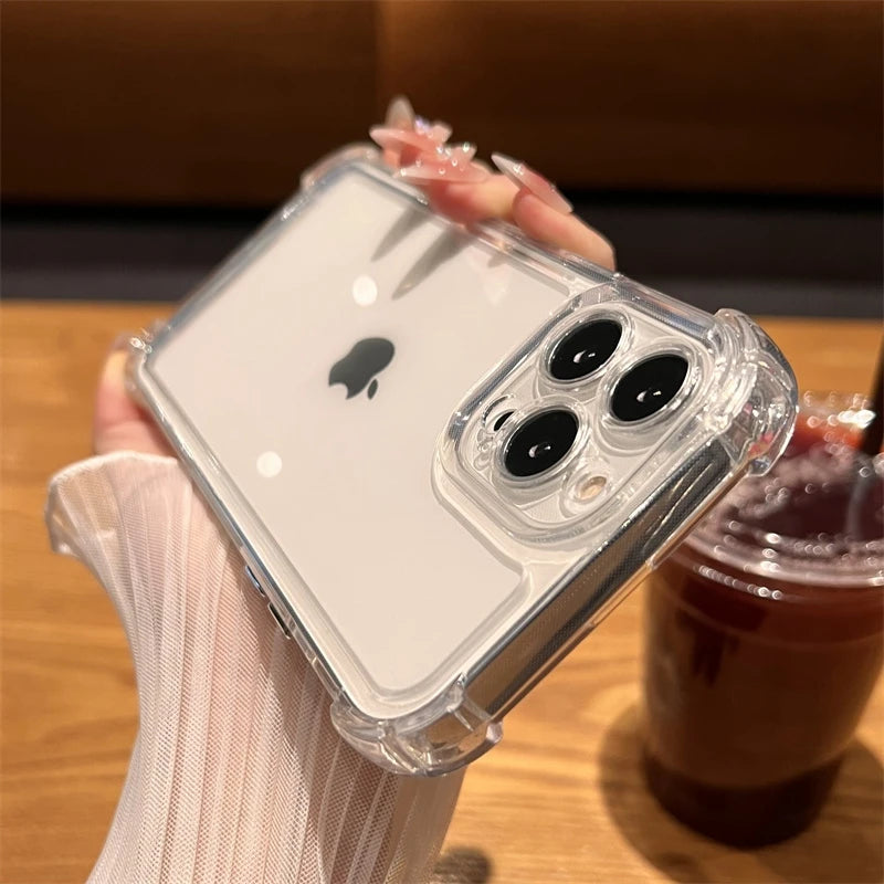 Clear Shockproof iPhone Case