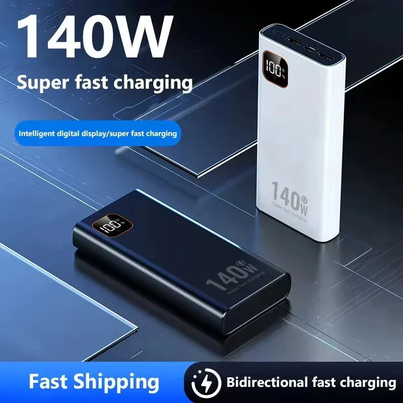 100,000mAh 140W Ultra Fast Power Bank