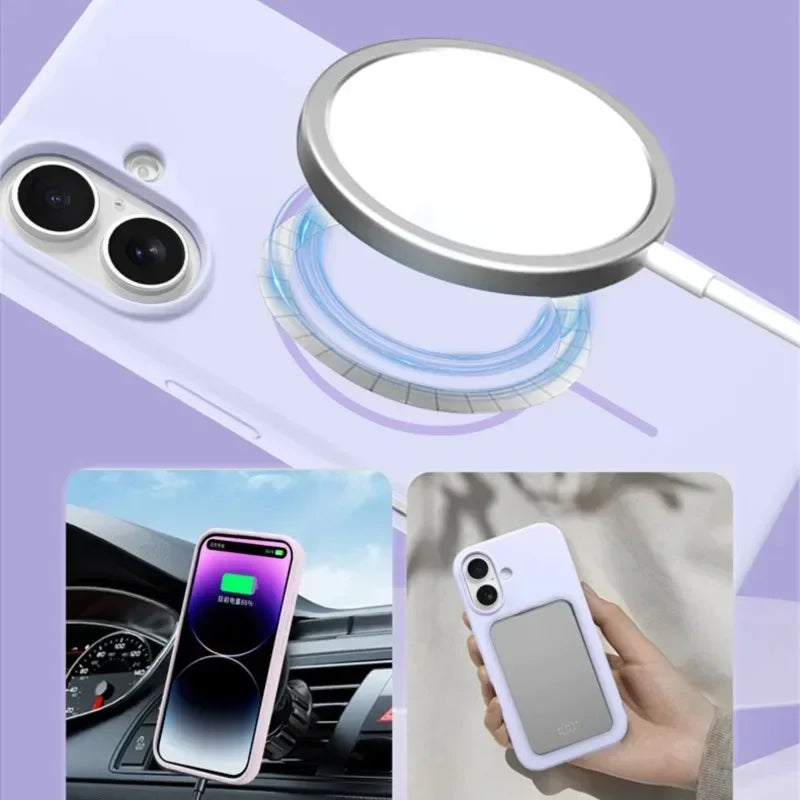 Premium Liquid Silicone MagSafe iPhone Case
